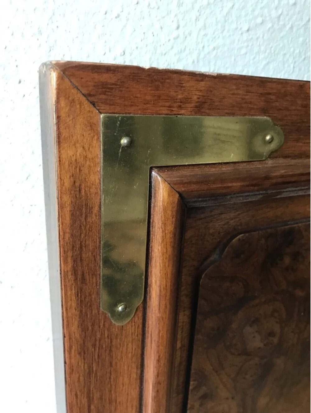Vintage 1972 Thomasville Stroupe Mirror solid Wood Boho 49